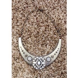 Silver Tribal Inspired Necklace